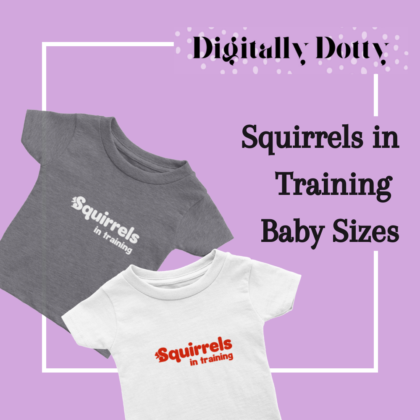 Squirrels in Training Baby Crewneck T-shirt
