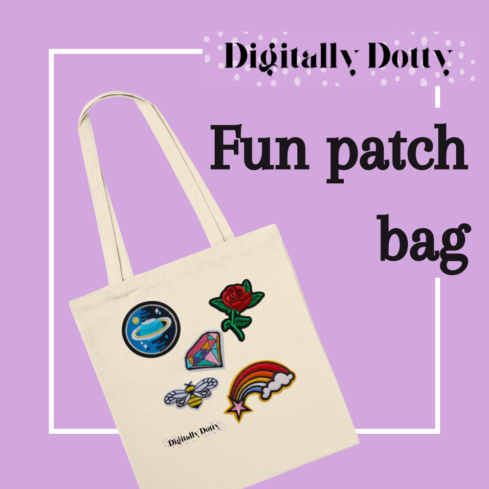 Fun Patch Tote Bag