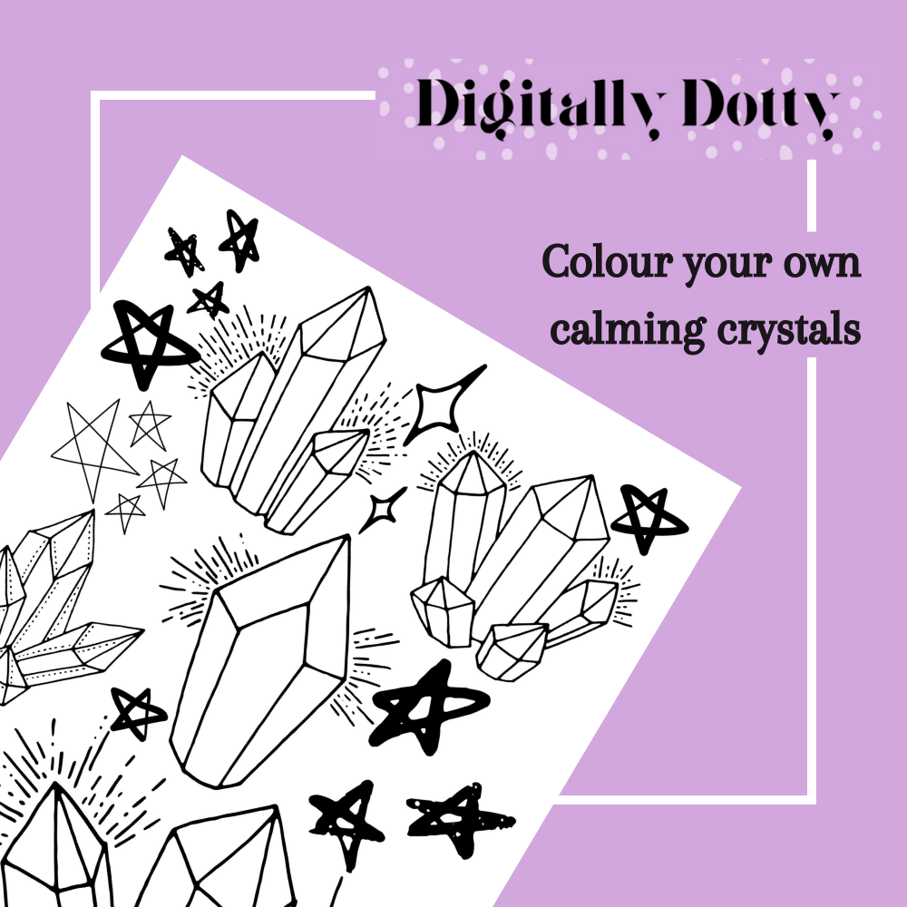 Crystal Colouring Sheet